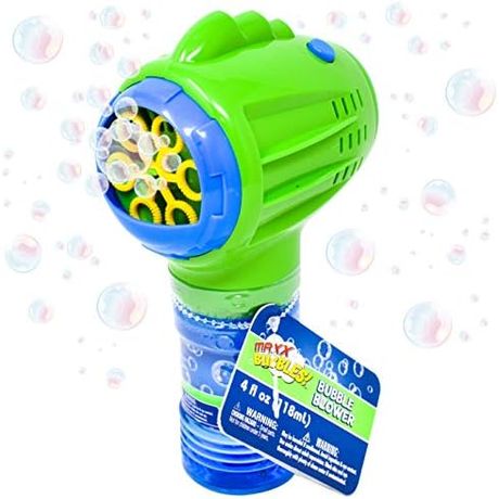 Maxx Bubbles Bubble Blower with 6 Rotating Wands