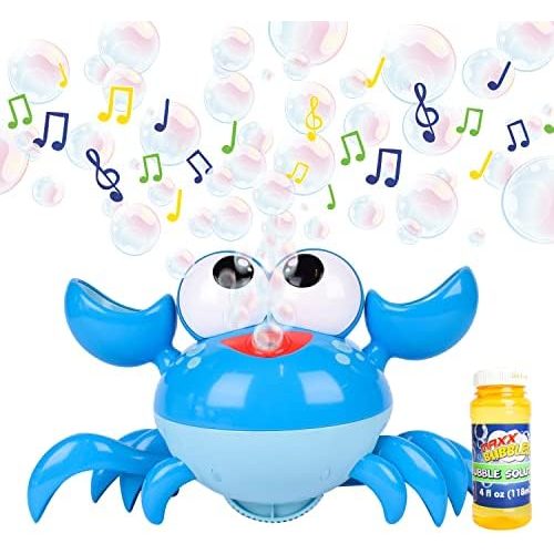 Maxx Bubbles Dancing Crab Bubble Machine with Lights and Music